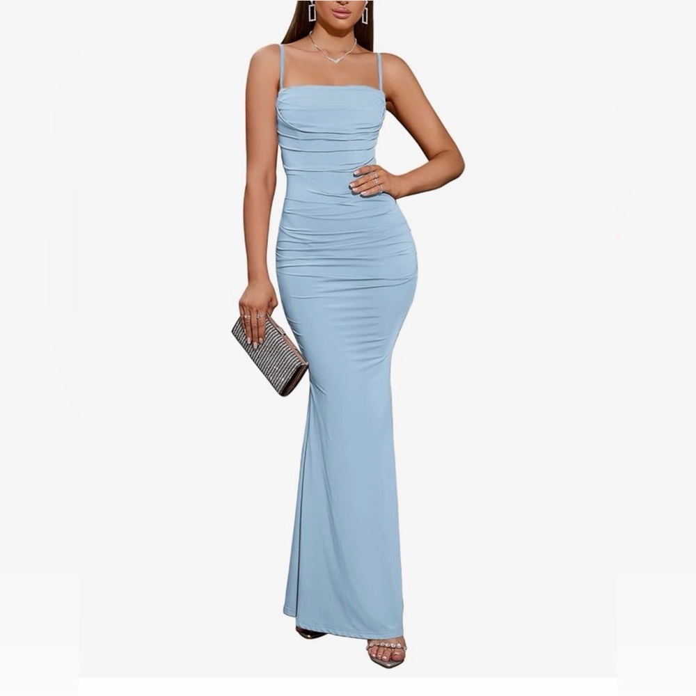 Women's Sleeveless Bodycon Corset Maxi Dress